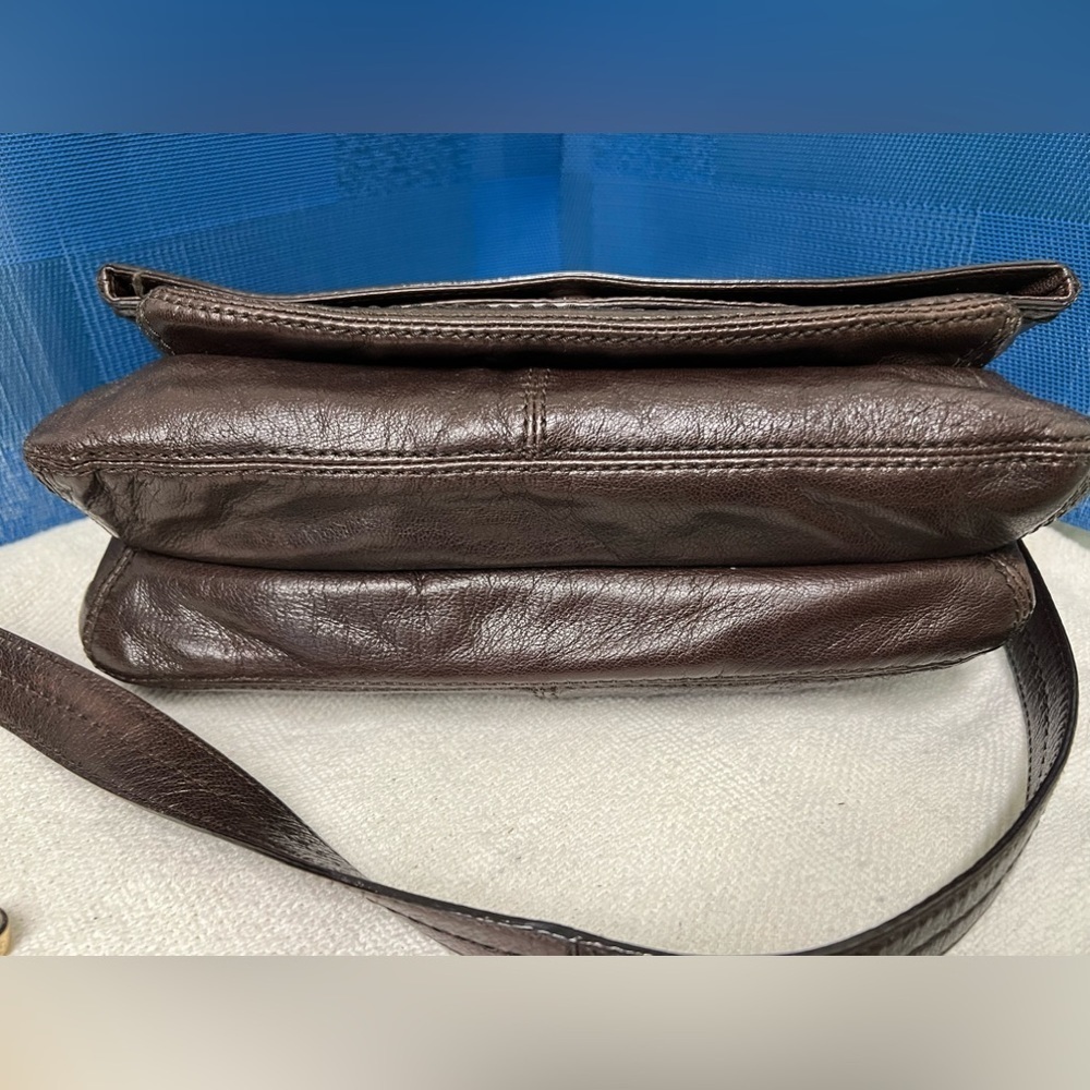 Kate Spade Foldover Crossbody Bag, Brown - Picture 9 of 15